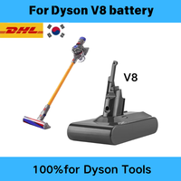 21.6V For Dyson V8 Battery Absolute V8 Animal Li-ion SV10 Vacuum Cleaner series Rechargeable batteries  Dyson Vacuum Cleaner