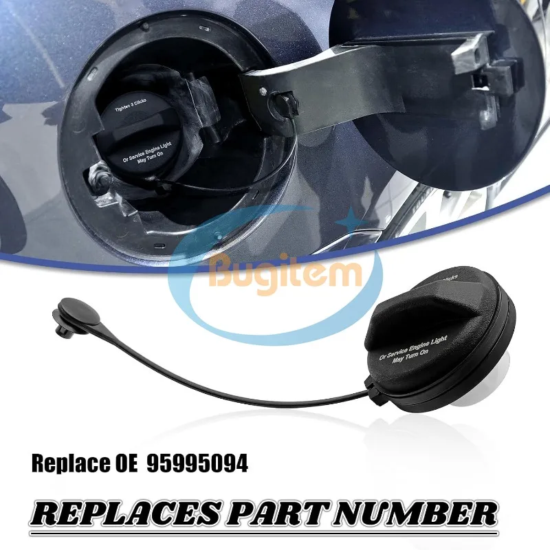 New OE 95995094 Fuel Tank Cap Gas Cap with Tether Fit For Chevrolet Malibu Impala Holden Barina 2004-2011 Colorado 2008-2012