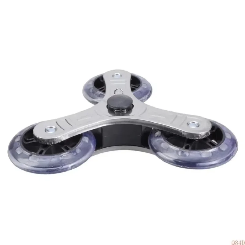 Stable Metal Frame Plastic Wheels Plastic Pu Stair Climbing Wheels Triangle Multi-Purpose Cart Wheels Stair Climbing