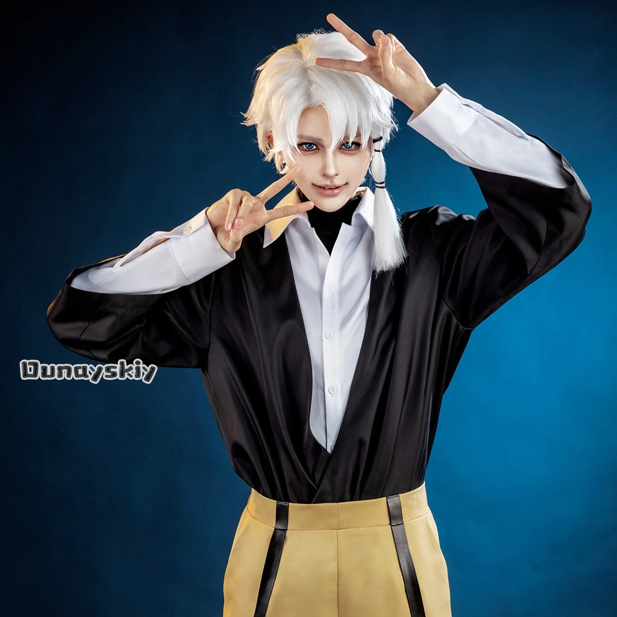 Kagura Hachi Ren Hori Cosplay Costume Halloween Comic Con Shooting Men Anime Wig Full Outfit Custom Made Performance Clothes view 5
