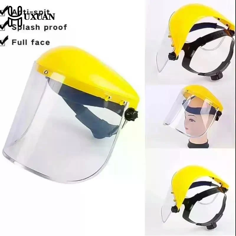 

【New】Safety Hard Face Shield Protective Face Mask With Adjustable Head Strap Safety Hard Full Face Mask
