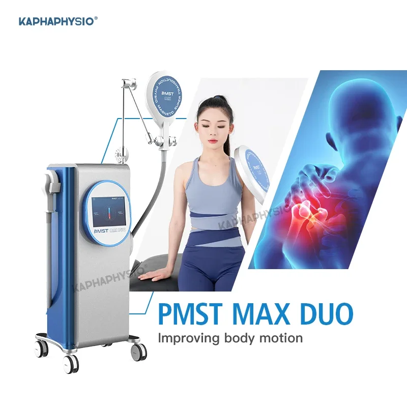 

2-канальное устройство магнитной терапии EMTT PEMF, физиомагнитотерапия PMST MAX DUO с режимом EX для лечения боли в суставах