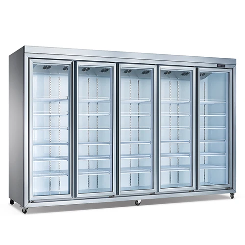 Shelves Beverage showcase Commercial Supermarket Upright Cooler Drink Fridge Store Glass Door Display Neveras Refrigerator