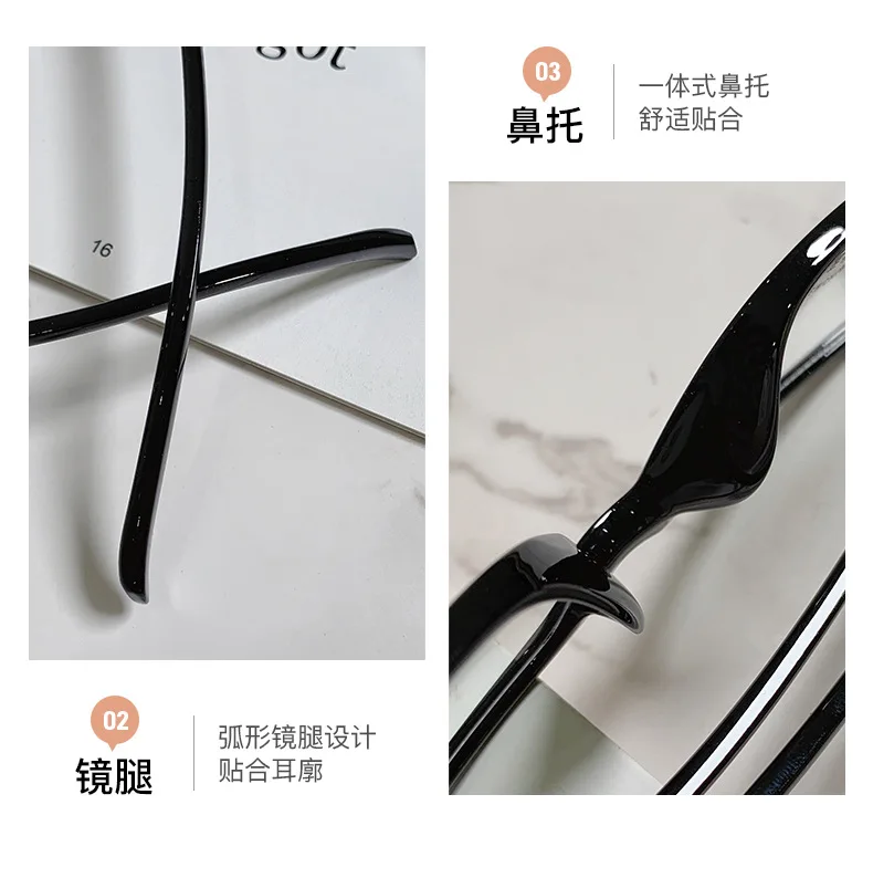 Modische Anti-Blaulicht-Lesebrille für Damen, superleichte, augenschützende und bequeme Brille, Dioptrien 100–400 – Detail 11