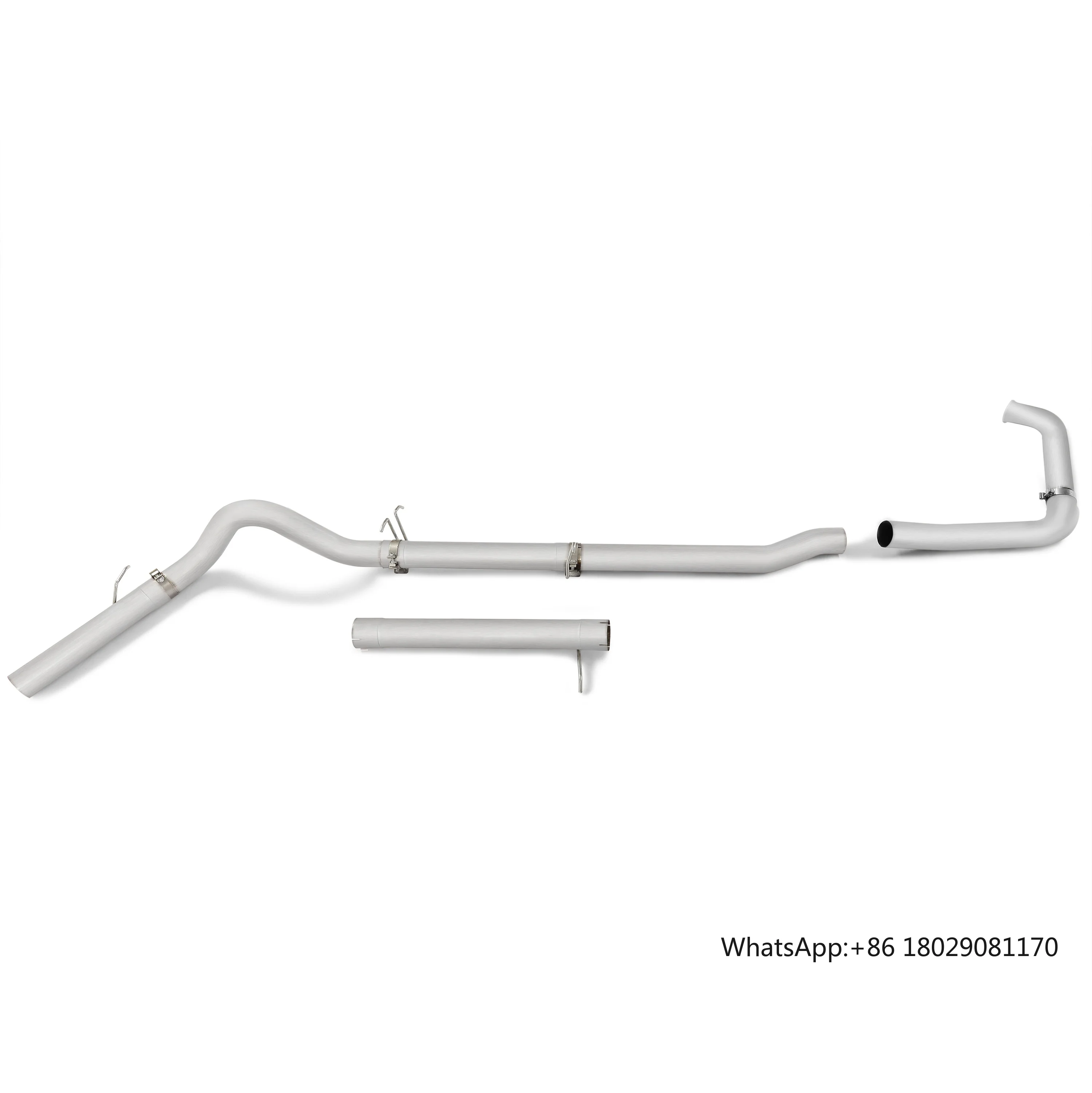 

4" Silvery 409 Stainless Steel Exhaust pipes For 2003-2007 Ford F-250 & F-350 6.0L Powerstroke