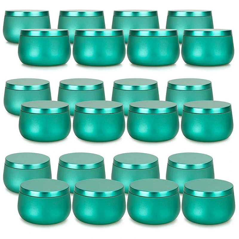 Candle Tin 24 Piece, 8Oz, 3 Color Candle Containers, Candle Jars For Candle Making, DIY Candle Can Set