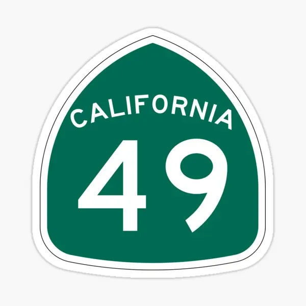 

Автомобильные наклейки California State Route, 49 дюймов, 5 шт., для комнаты, багажа, гостиной, бутылки для воды, веселая искусственная кожа, мультяшный мотоцикл