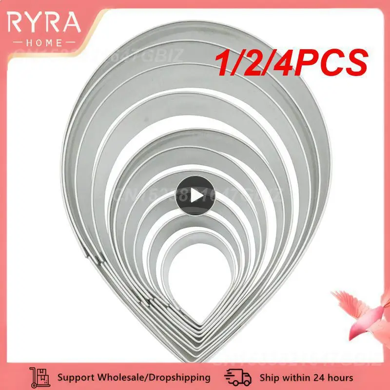 1/2/4 قطعة قوالب قطع السكر المهنية دائم خبز اكسسوارات كب كيك القبعات العالية توفير الوقت قوالب القطع جهد