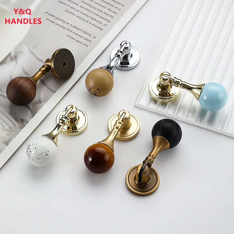 Handles Drawer Cabinet Furniture Kitchen Handles for Cabinet Knob Door Drawer Furniture Kitchen Knob Pendant Sphere Noble