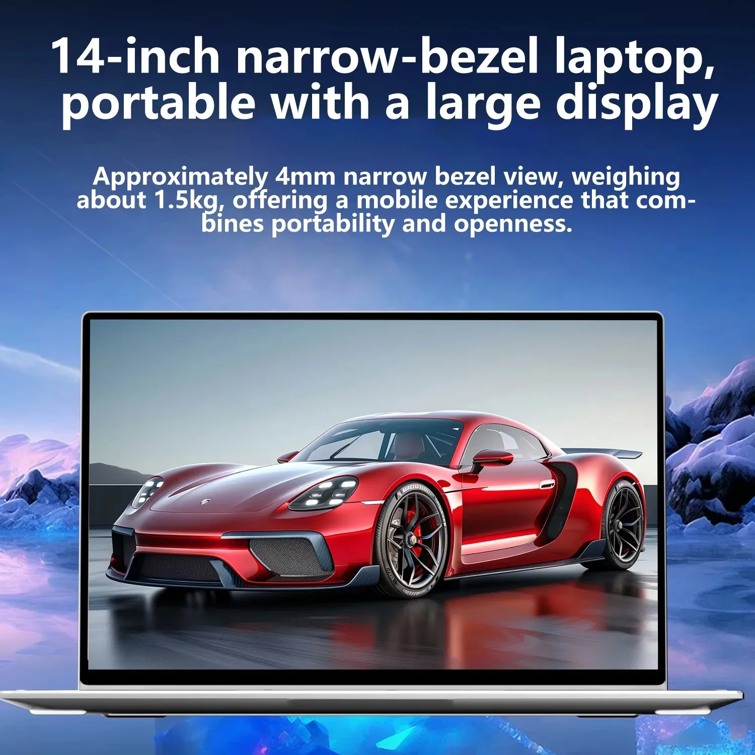 14.1 Inch Hot Sale Ultra Slim Laptop Intel N150 1TB/2TB Big SSD 16GB/32GB RAM Portable Windows11 Office Study