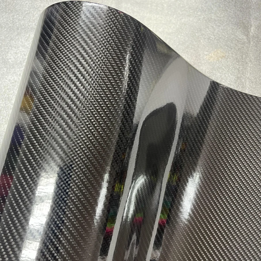 152*10/30cm Glossy 5D 6D Carbon Fiber Vinyl Wrap Car Stickers DIY Protective Film Auto Accessories Motorcycle Tablet Decal