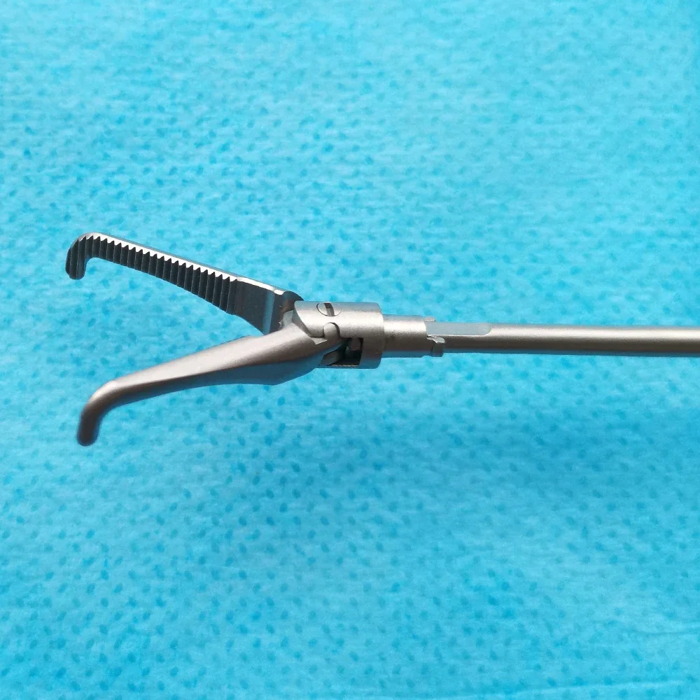 High quality 5*330mm surgical instrument laparoscopic right angle forceps