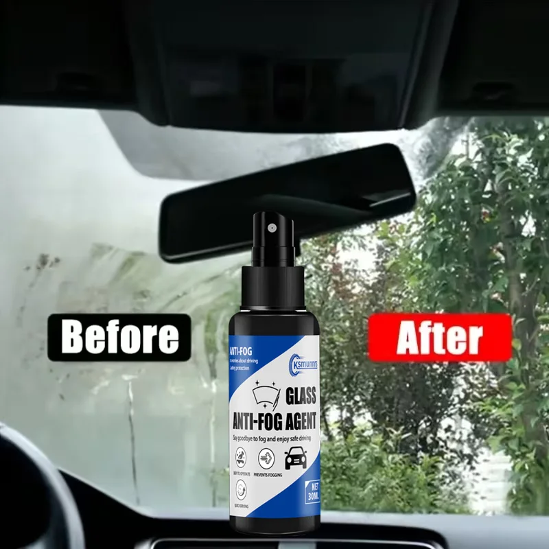 Car Window Anti-Fog Spray Liquid Coating Care Rain And Fog Prevention Windshield Automotive Water Car Care Polishing Agent