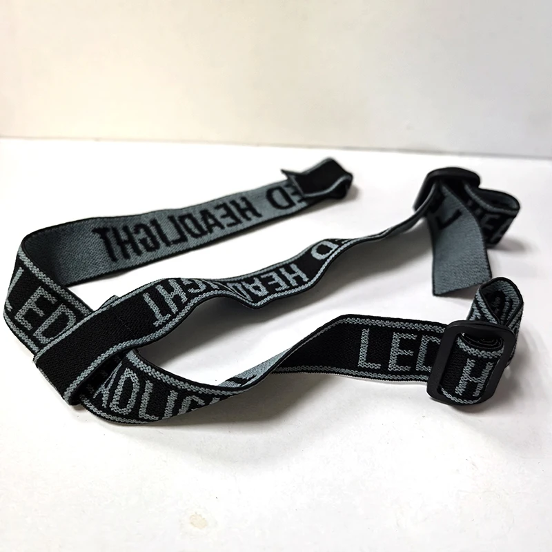 Universal Adjustable Head Lamp Strap Band Belt Elastic For LED Headlamp black grey Bike Front Light High Elasticity Frontal