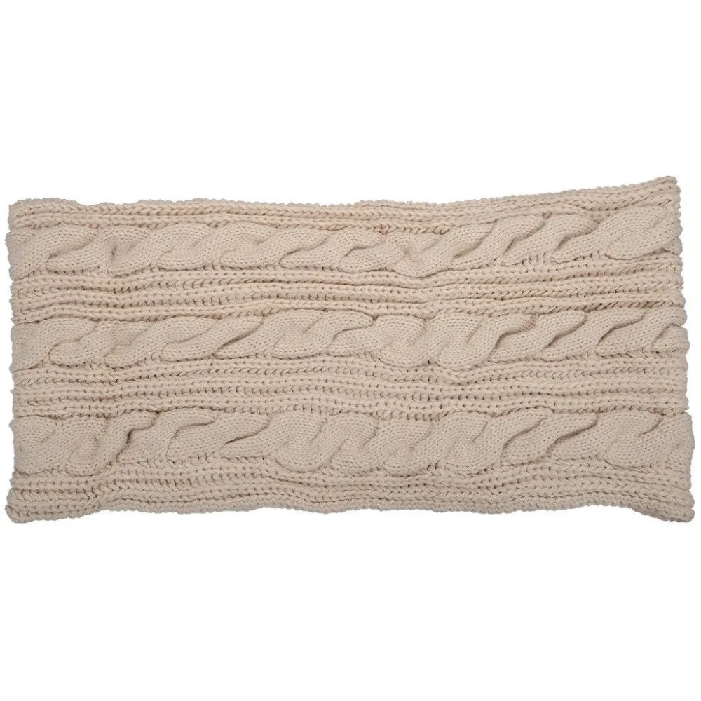 Soft Neck Wraps Knitted Scarf Thickening Crochet Circle Neck Scarf Solid Color Winter Scarf Autumn