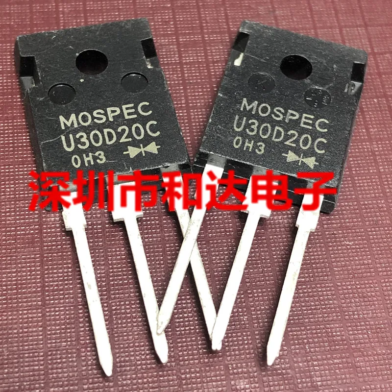 10PCS/Lot U30D20C  TO-247 200V 30A   New And Imported Original 100%Test In Stock