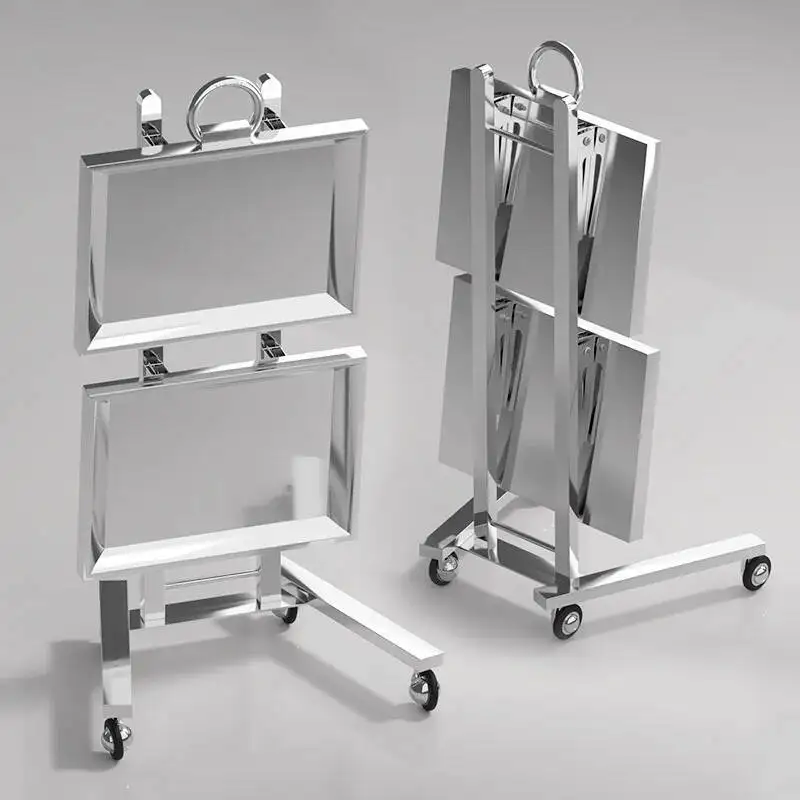 

Trolley Stainless Nail Makeup Luxury Salon Beauty Cosmetic Salon Trolley Rolling Carrello Portaoggetti Salon Furniture RR50ST