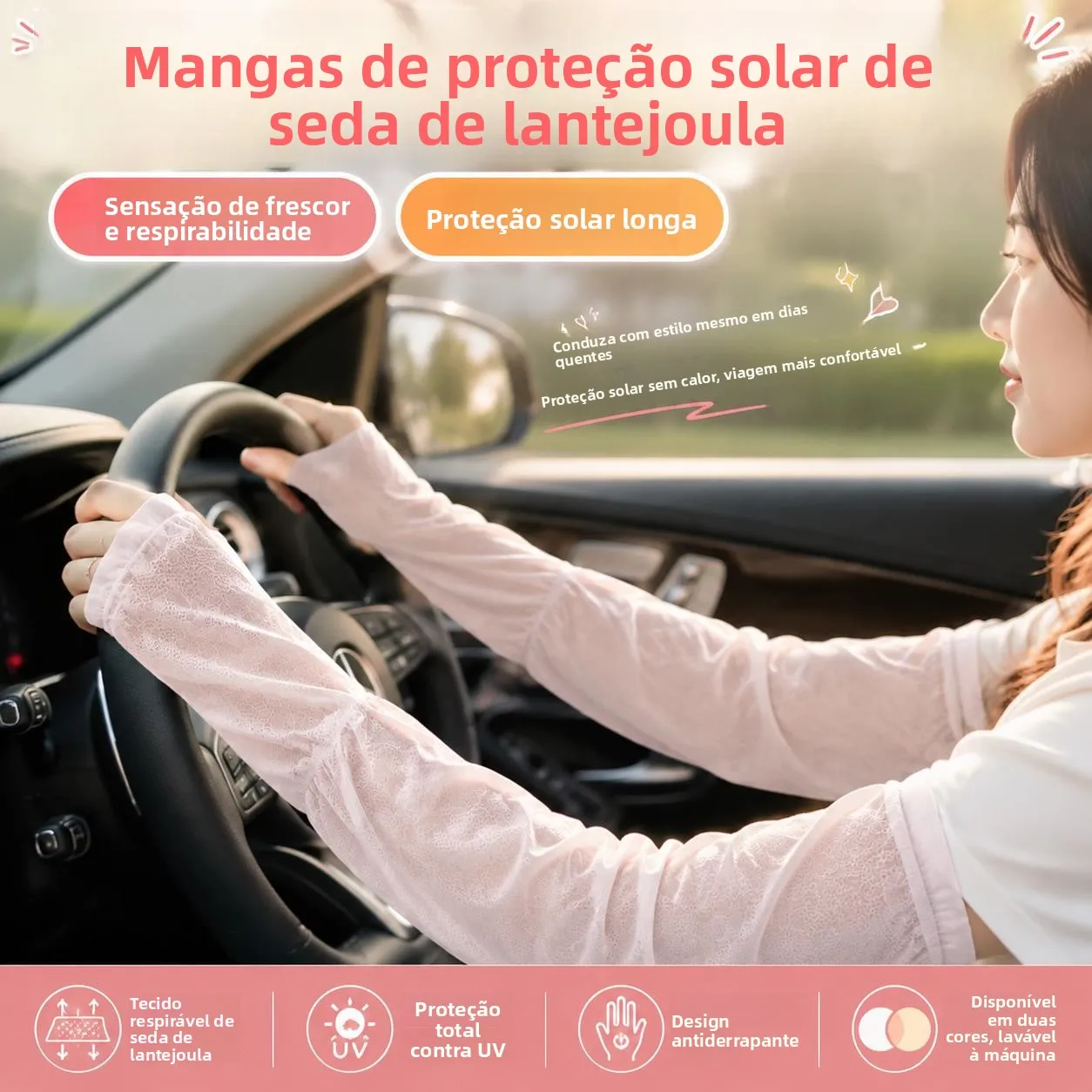 lightweight-loose-lace-ice-silk-sun-protection-sleeve-covers-summer-driving-cycling-fairy-style-women's-thin-gloves-arm-prote