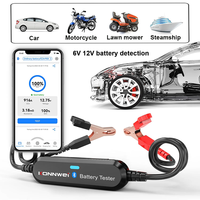 KONNWEI BK100 Bluetooth 5.0 Car Motorcycle Battery Tester 6V 12V Battery Monitor BT 5 2000 CCA Charging Cranking Test Tools