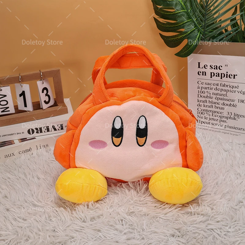 4 Styles Star Kirby Plush Backpack Kirby Handbag Waddle Dee Messenger Bag Kawaii Kirby Crossbody Bag Girls Birthday Gifts