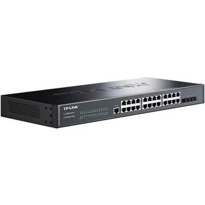 TP-LINK TL-NS650-24G4F Pełny gigabitowy trójwarstwowy przełącznik PoE do zarządzania siecią