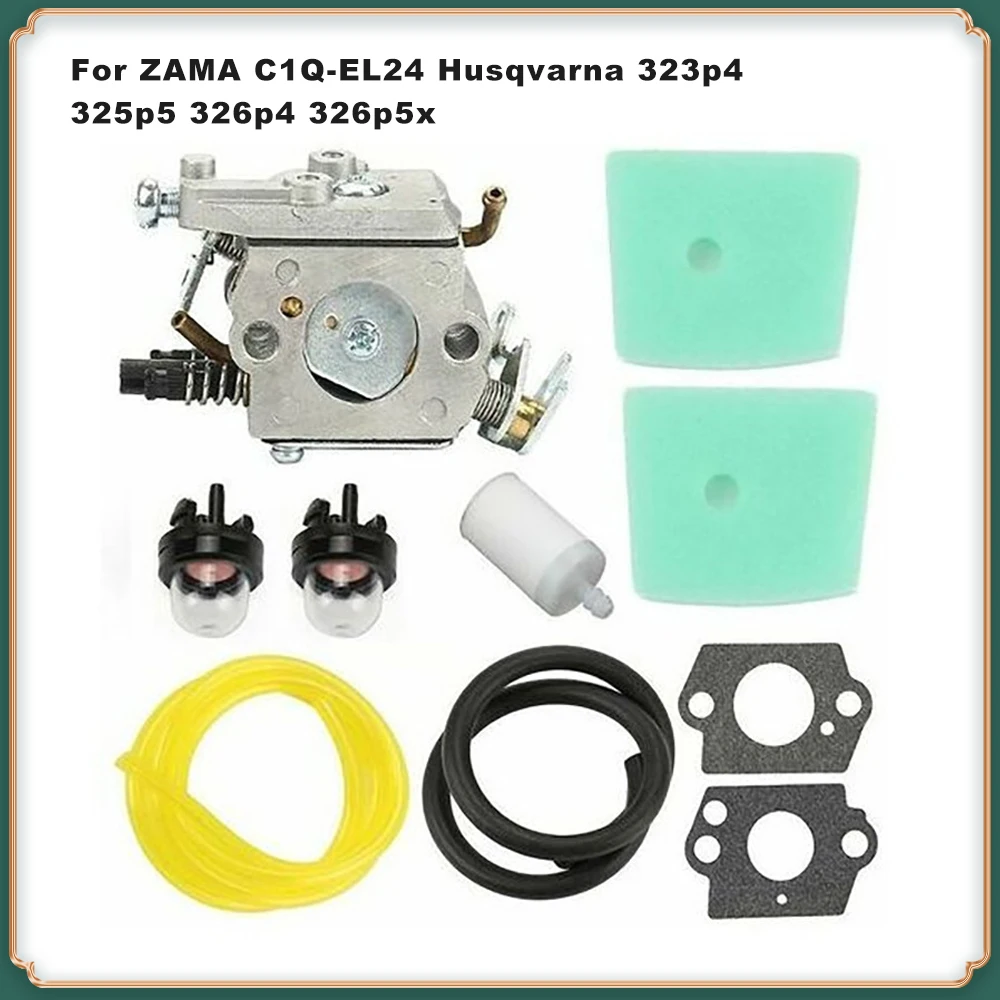 

Replacement Carburetor ZAMA C1Q-EL24 for Husqvarna 323p4 325p5 326p4 326p5x Lawn Mower