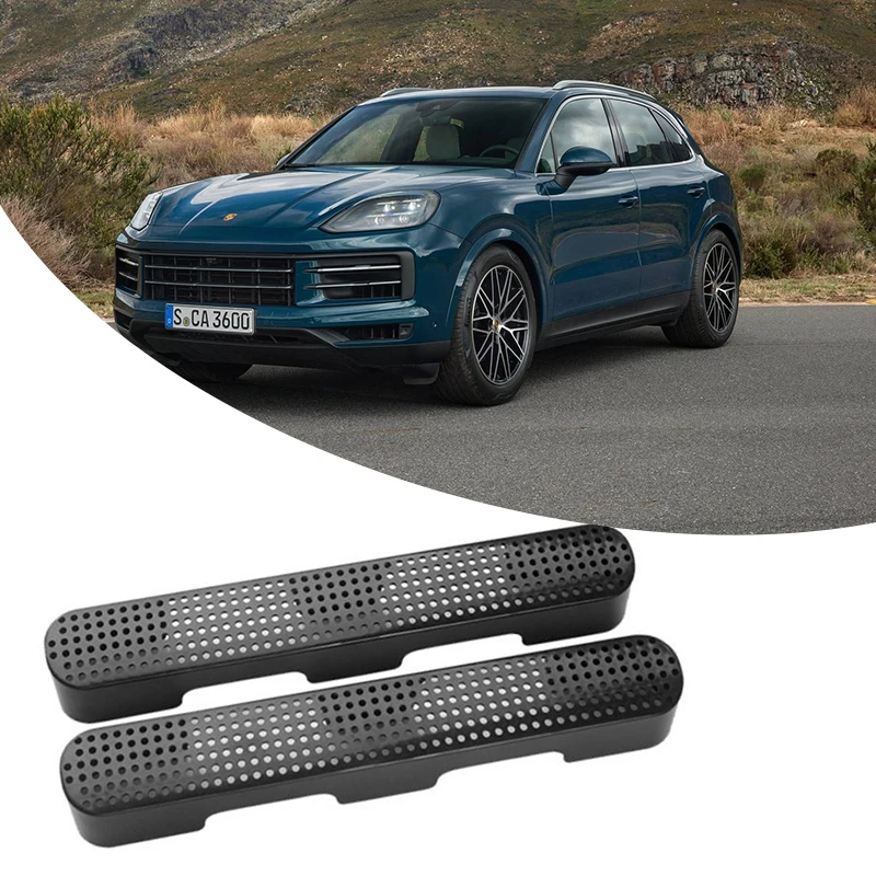 For Porsche Cayenne 9YA 9YB 2019 2020 2021 2022 2023 Air Conditioner Outlet Duct Vent Under Seat Protective Cover Trim Interior