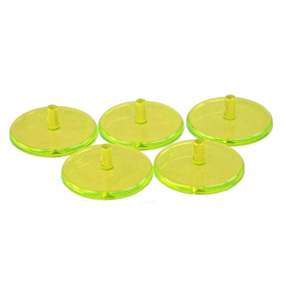 

100pc Golf Markers Multicolor Transparent Positioning Accessories for Golf Game Practical Convenient Logo Fun