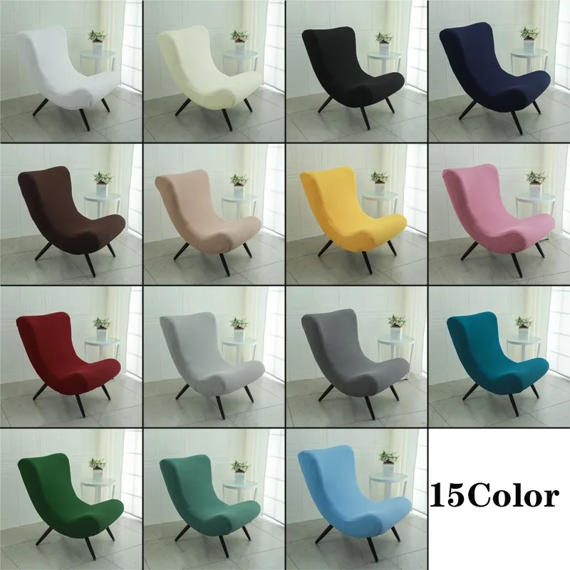 Chair Cover Home Office Chairs Dining Elastic Polar Fleece Universal Protection Single Rocking Camping Bedroom Hotel Sofa Covers