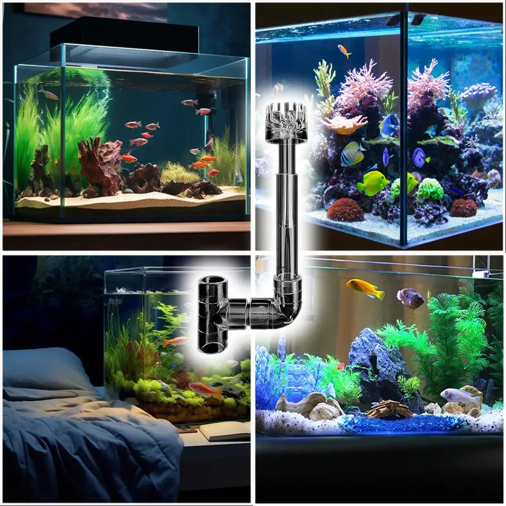 Acryl Verwijderen Olie Slick Olie Verwijdering Film Float Regelklep Inlaat Reling Bloemenmand Voor Garnalen Aquarium Filter W4h7