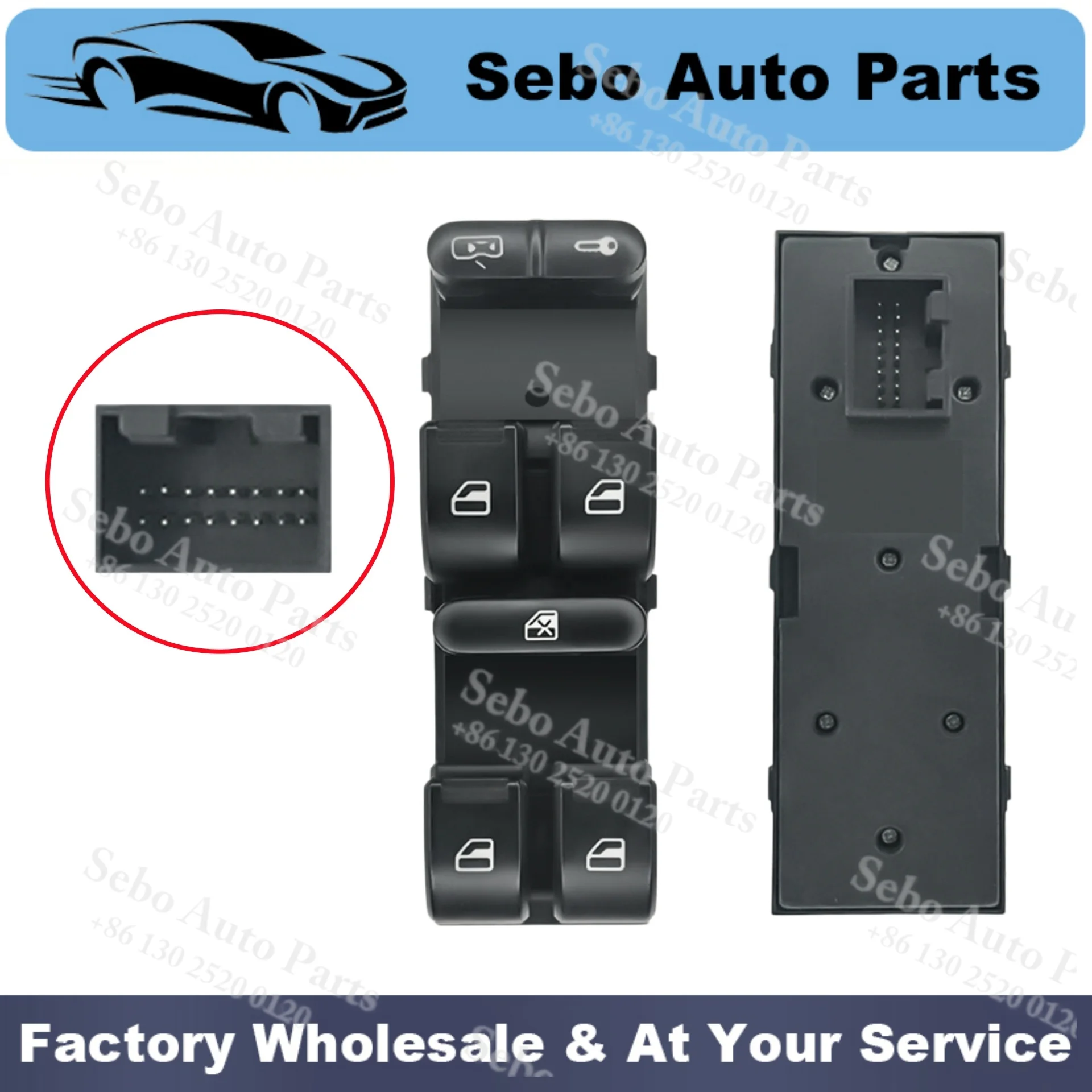 Left Front Master Power Window Lift Control Switch Assembly T11-3746130CA For Chery Tiggo T11