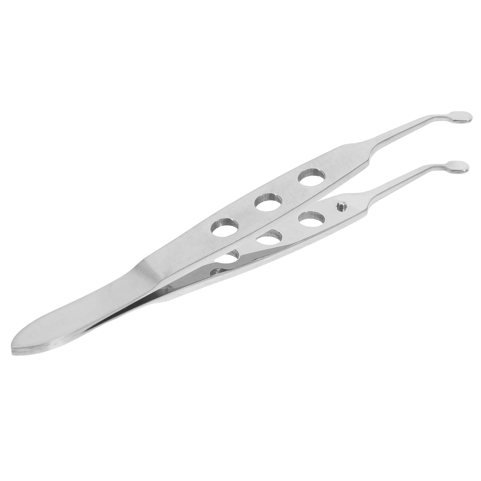 

Massage Tweezers Eyelid Care Round Tip Facial Tool Stainless Steel Travel Eyebrow Removal Unblocking Meibomian Stye Expressor