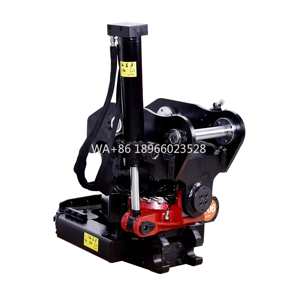 Großer Bagger-Neigungsrotator T09 Bucket Ripper Rake Sweeper Multifunktions-Baggeraufsatz, geeignet für 7–11 Tonnen