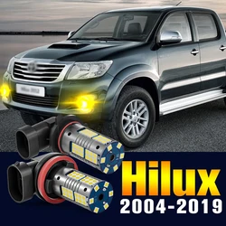 2pcs LED Fog Light Bulb Lamp For Toyota Hilux 2004-2019 2007 2008 2009 2010 2011 2012 2013 2014 2015 2016 2017 2018 Accessories