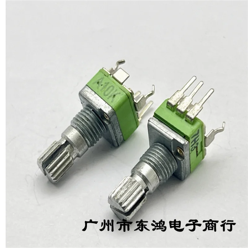 10PCS Taiwan ALPHA RK097 Single Precision Potentiometer A10K Shaft Length 15mm