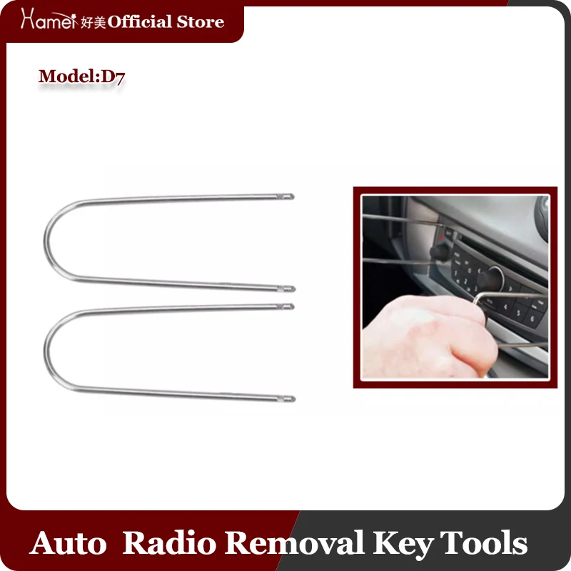 4PCS/Set Auto Streo Radio Removal Keys CD Changer Disassembly Tools For Citroen Peugeot Alfa Romeo Fiat Seat OPel Skoda VW Audi