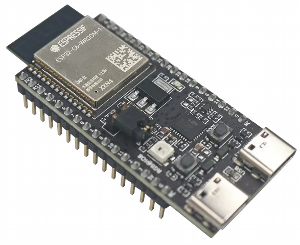 Imagem -05 - Zigbee Thread Development Board Esp32-c6-devkitc1 Esp32 c6 Espressif Carry Esp32-c6-wroom-1 n8 Wi-fi Ble