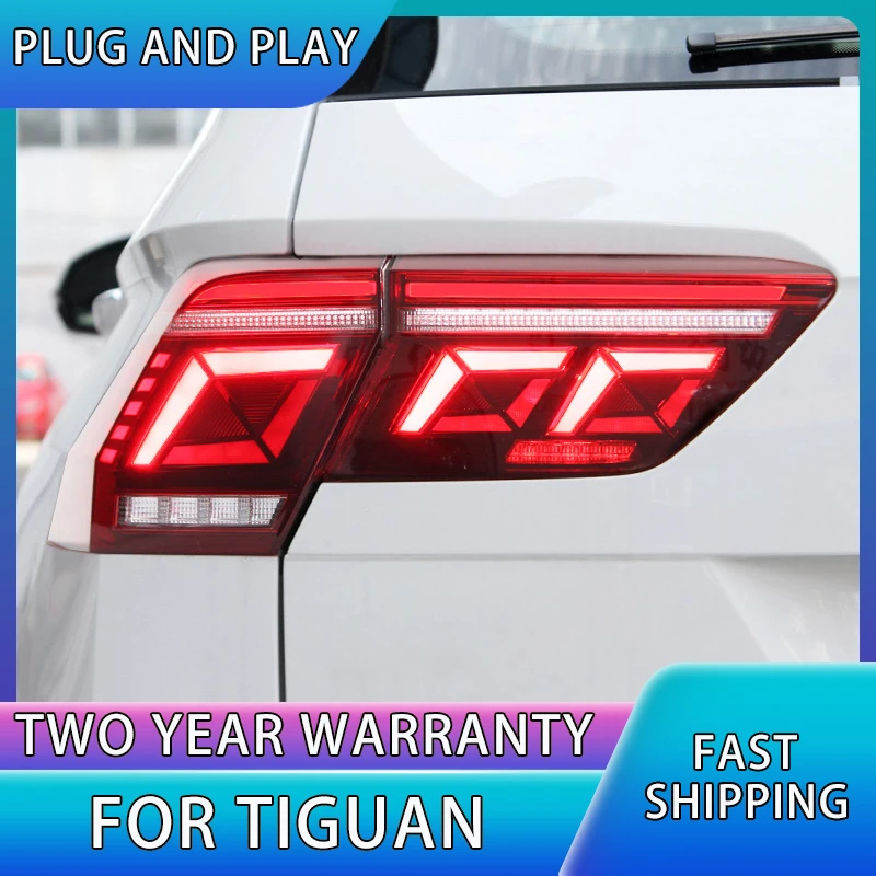 

Car Stlying For VW Tiguan 2017-2021 LED Taillights Assembly Upgrade 2022 Style Design Dynamic Lamp Highlight Tool Accessories