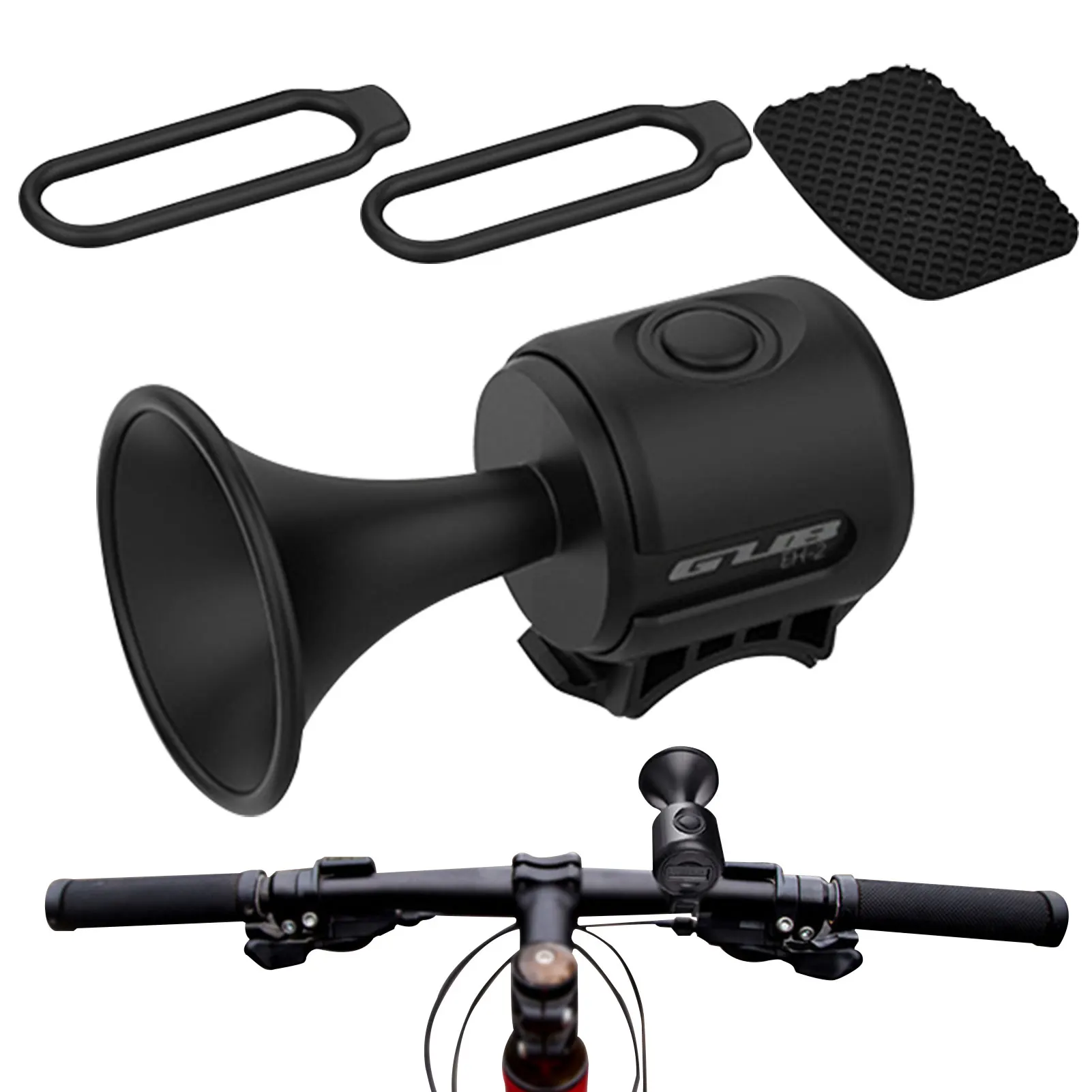 120dB Bike Electric Horn Waterproof MTB Road Bike Bell Bicycle Handlebar Ring Alarm Bells For Cycling Bike Accessories