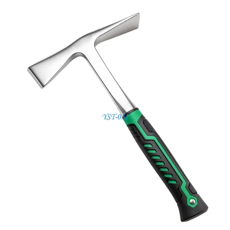 E15A Geology Hammer Carbon Steel Rock Pick Hammer With For Efficient Digging And Splitting Work