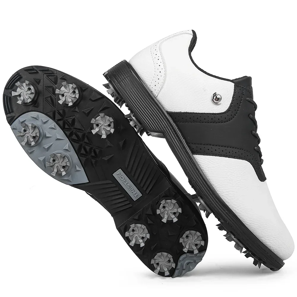 Neue professionelle Golfschuhe mit Spikes für Herren, luxuriöse Golfsneaker, bequeme Gehschuhe – Detail 26