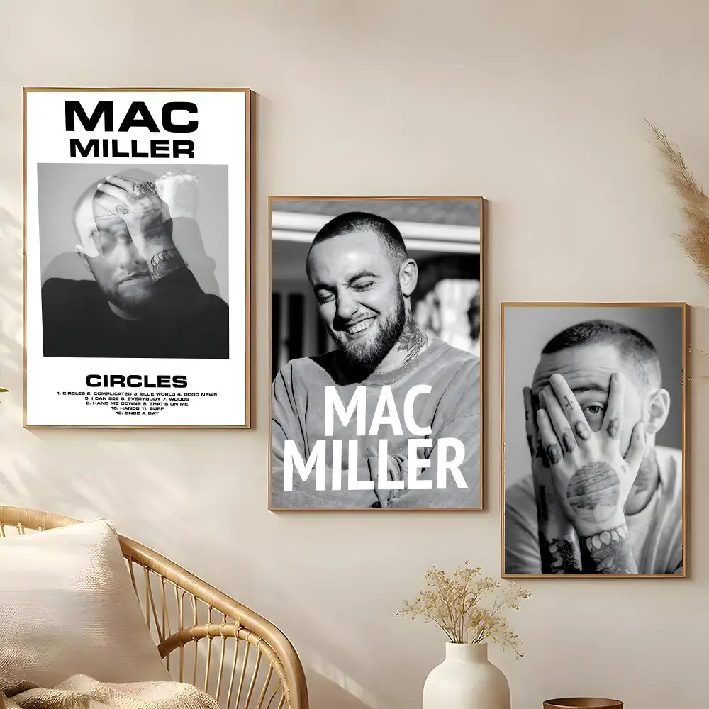 POPULAR Mac Milleres Poster Poster Self-adhesive Art Waterproof Paper Sticker Coffee House Bar Room Wall Decor