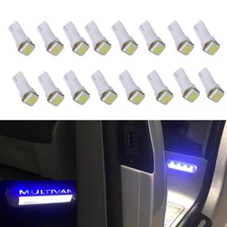 16pcs LED bulb Entry Footwell Step light For VW Multivan Caravelle Transporter T5 T5.1 T6 White Error free LED Lamp Only