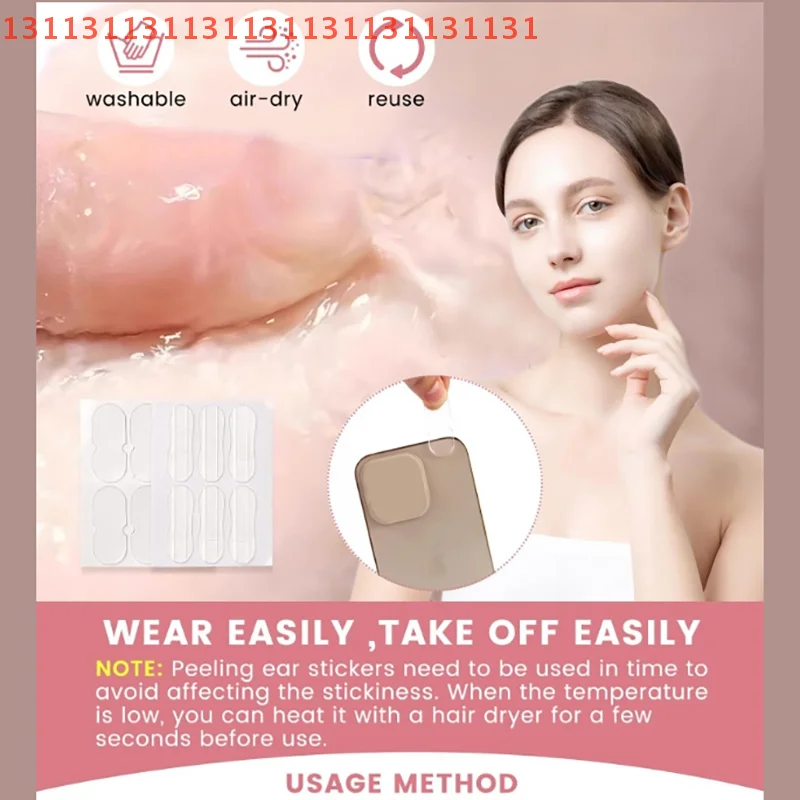 

60Pcs Ear Aesthetic Correctar Elf Ear Stickers Ear Correction Patch Makeup Tool Invisible Protruding Ears Correctar Tape