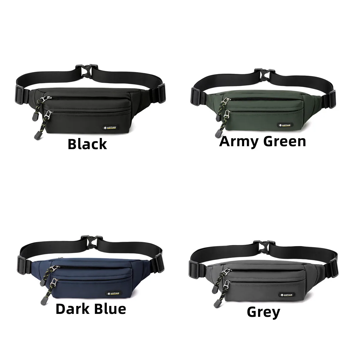 Fashion Men Waist Packs Travel Waist Packs Crossbody Bag Male Wallet Crossbody Bag Sling Bag