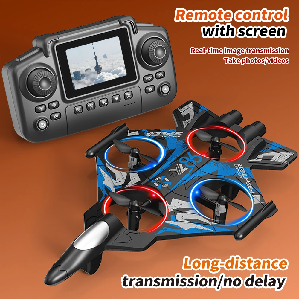 Toy unmanned aerial vehicle - remote-controlled small flying device - camera-equipped flying vehicle - three-speed switch image 4