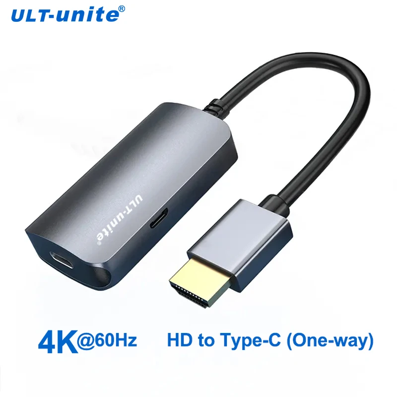 HDMI to USB C Adapter 4K60Hz HDMI Source to Type-C Monitor For XREAL,Air 2 Pro/VITURE /Rokid/RayNeo,Switch to AR Glasses Adapter