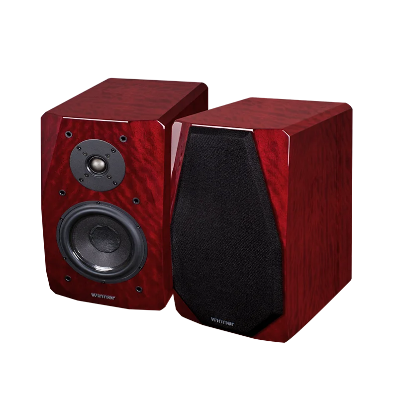 TD-9 High-End Hifi Flagship Bookshelf Speaker 24K Gilding Terminal LCR Divider Battery Operated Home Party Microphone