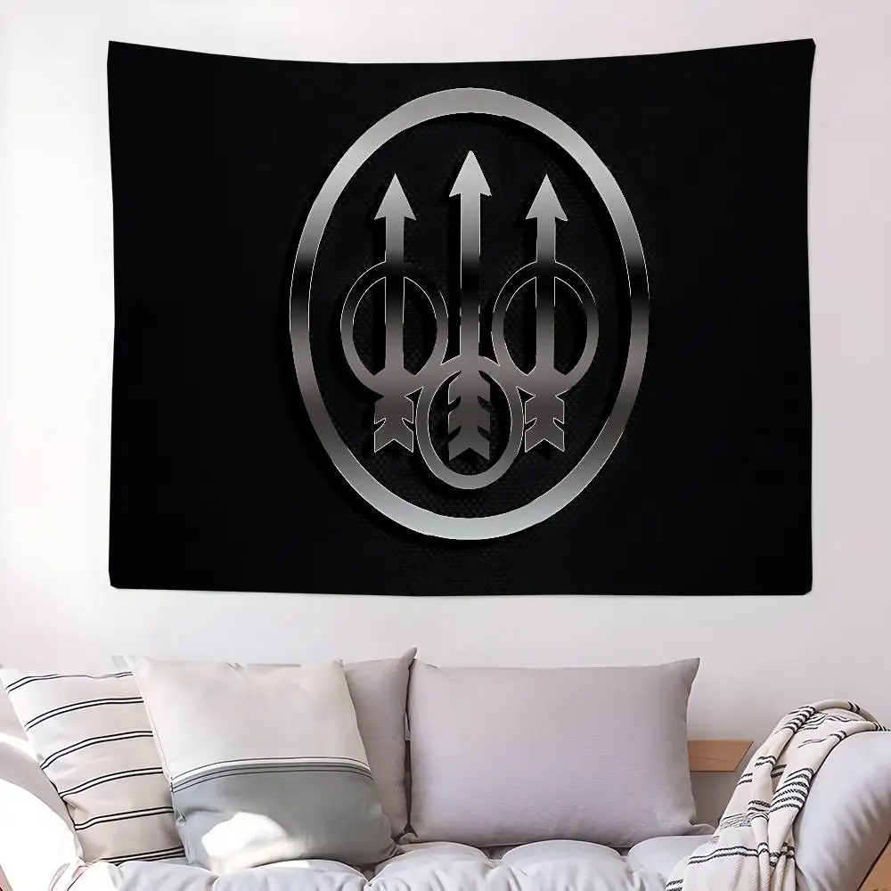 G-Gun BerettaS LOGO Hanging Bohemian Tapestry Hanging Tarot Hippie Wall Rugs Dorm Japanese Tapestry