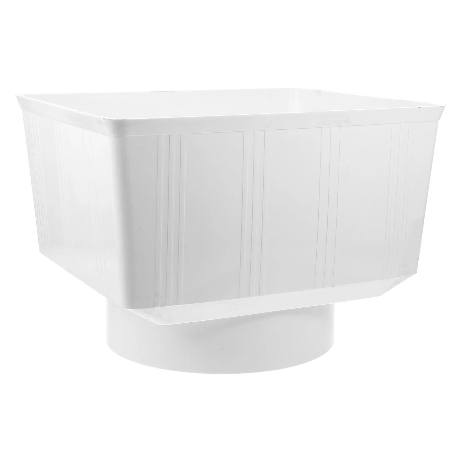 Rainwater PVC Downspout Connector Adapter for Villa Roof Drainage Efficient Transition Part Protection from Water Damage